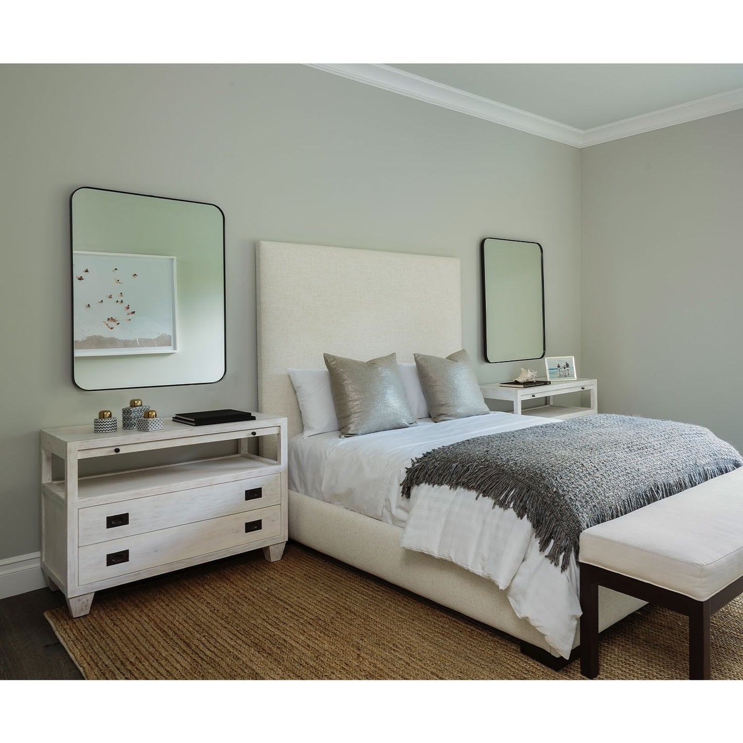 Rectangle Curvy Mirror
