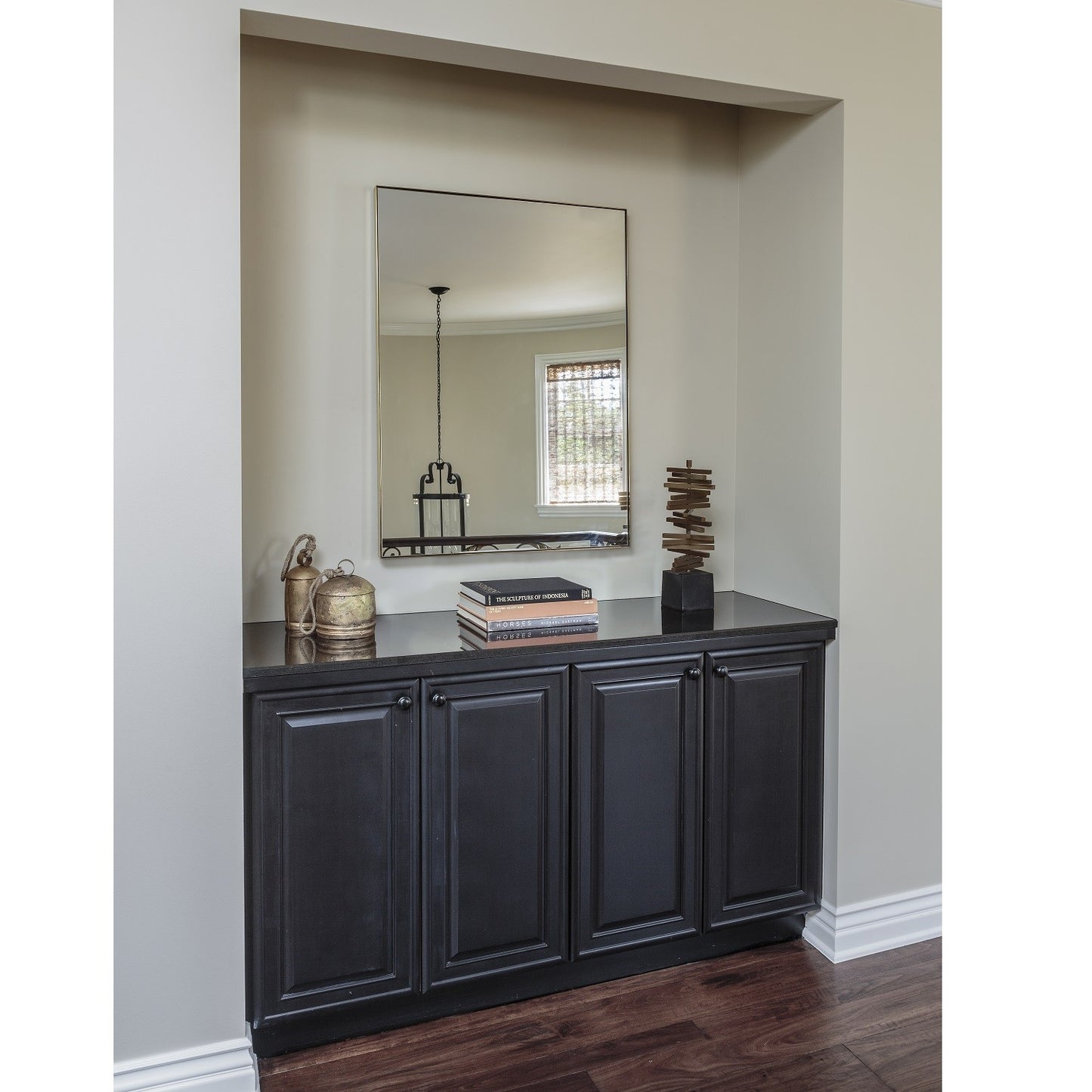 Simple Rectangle Iron Mirror