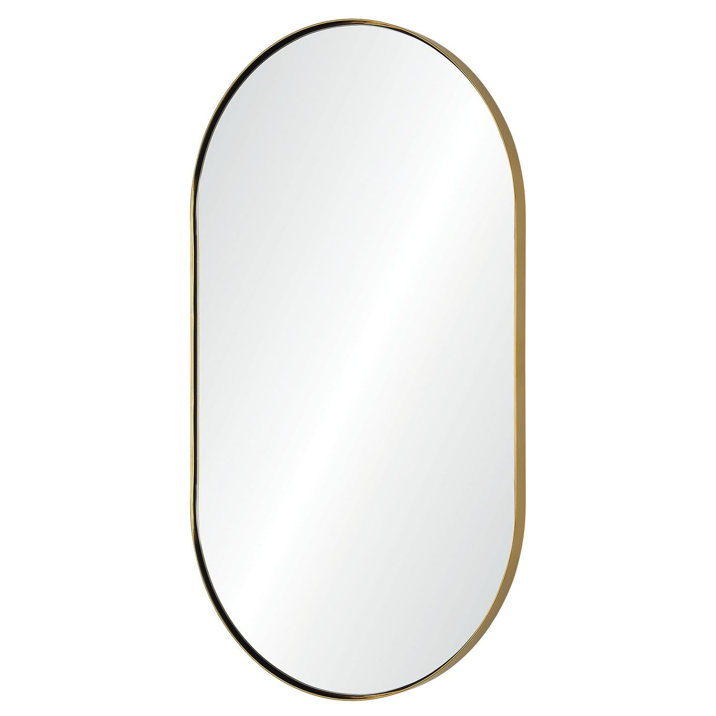 Oval Iron Mirror