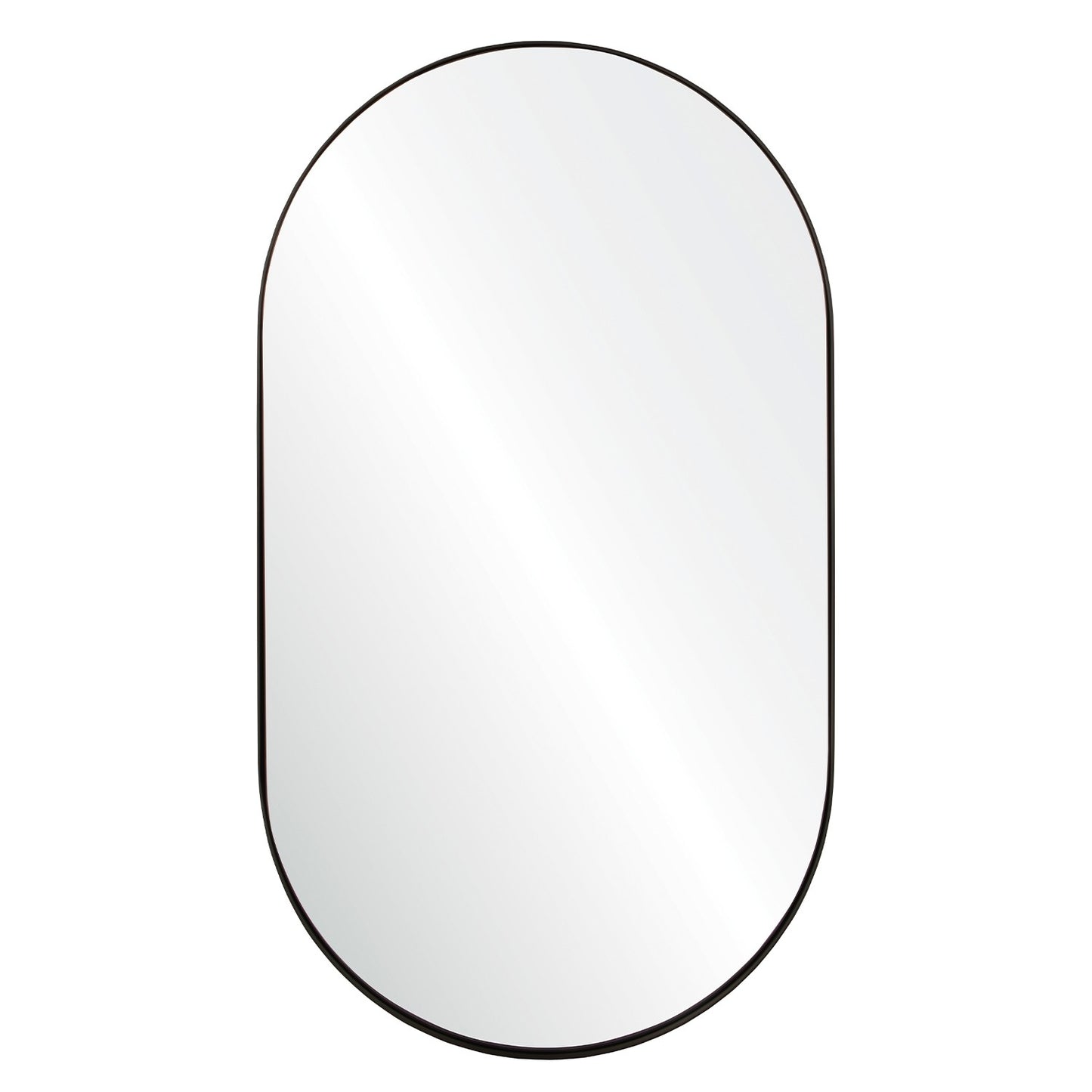 Oval Iron Mirror