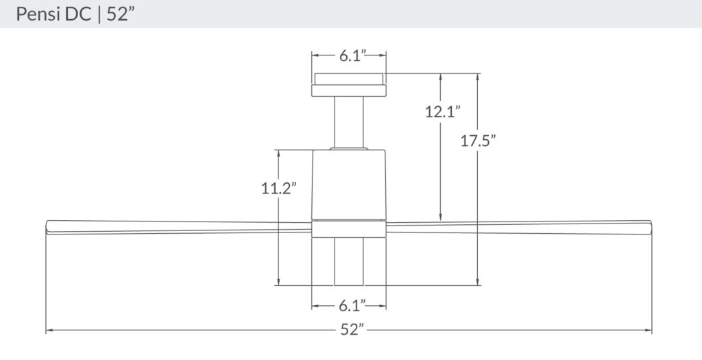 Pensi Fan Aluminum/Anthracite