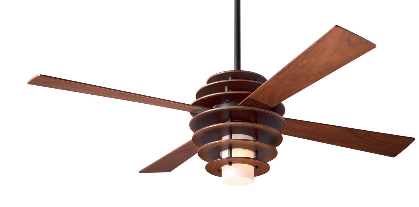 Stella 52" Fan Mahogany/Dark Bronze