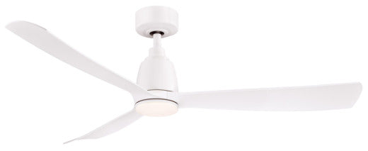 Fanimation Kute 52" Ceiling Fan in Matte White with LED light