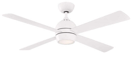 Fanimation Kwad 52" Ceiling Fan in Matte White