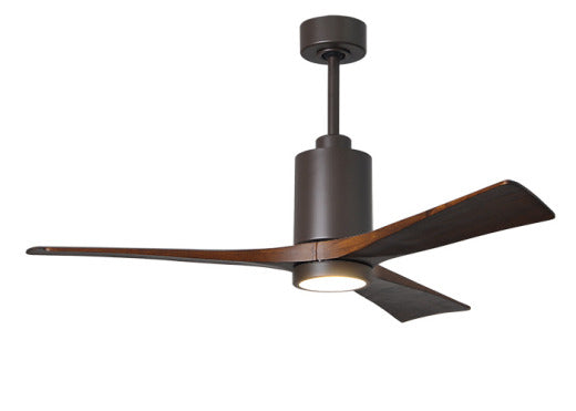 Matthews Ceiling Fan Company Patricia 3 60" Ceiling Ceiling Fan Textured Bronze/Walnut