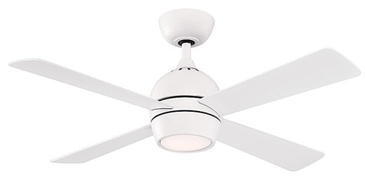 Fanimation Kwad 44" Ceiling Fan in Matte White