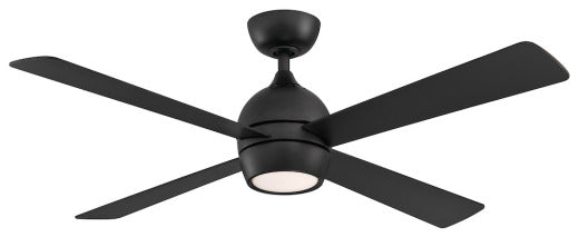 Fanimation Kwad 52" Ceiling Fan in Black