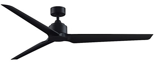 Fanimation TriAire Custom 72" Ceiling Fan in Black