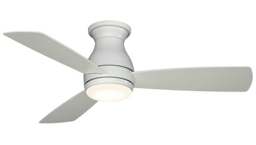 Fanimation Hugh 44" Ceiling Ceiling Fan Matte With with Light Kit FPS8332BMWW