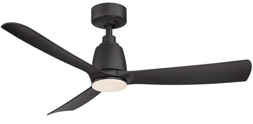 Fanimation Kute 44" Ceiling Fan in Black with LED light
