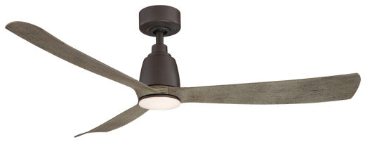 Fanimation Kute 52" Ceiling Fan in Matte Greige with LED light