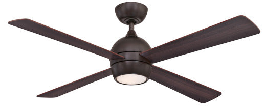 Fanimation Kwad 52" Ceiling Fan in Dark Bronze