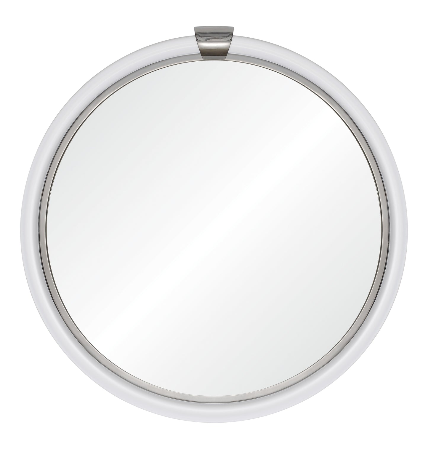 Brownstone Round Acrylic Mirror