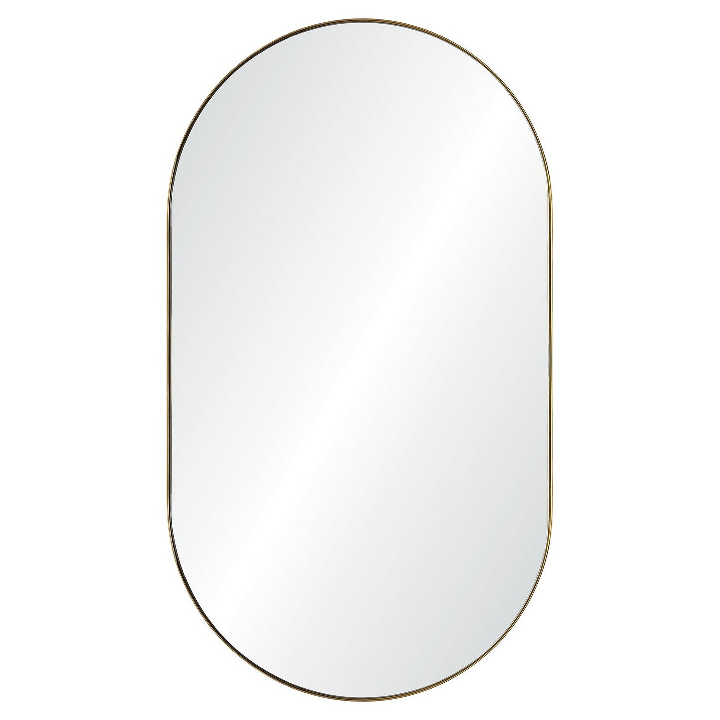 Oval Iron Mirror