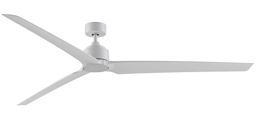 Fanimation TriAire Custom 84" Ceiling Fan in Matte With with Light Kit
