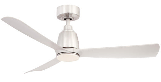 Fanimation Kute 44" Ceiling Fan in Brushed Nickel with LED light