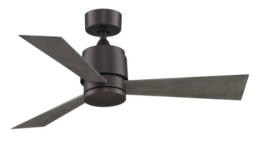 Fanimation Zonix Custom 44" Ceiling Fan in Matte Greige/Weathered Wood Blades
