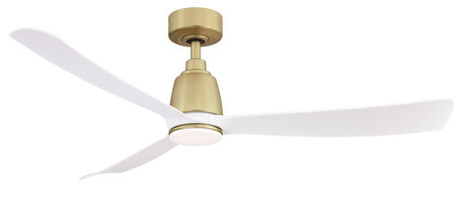 Fanimation Kute 52" Ceiling Fan in Brushed Satin Brass with LED light