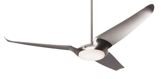Modern Ceiling Fan Company IC/Air 3 56" Ceiling Fan Brushed Nickel with Light Kit